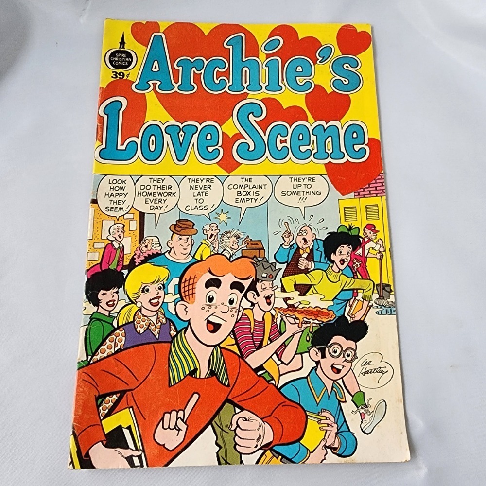 Archie's Love Scene Comic Book Spire Christian Comics Vintage Collectible Silver